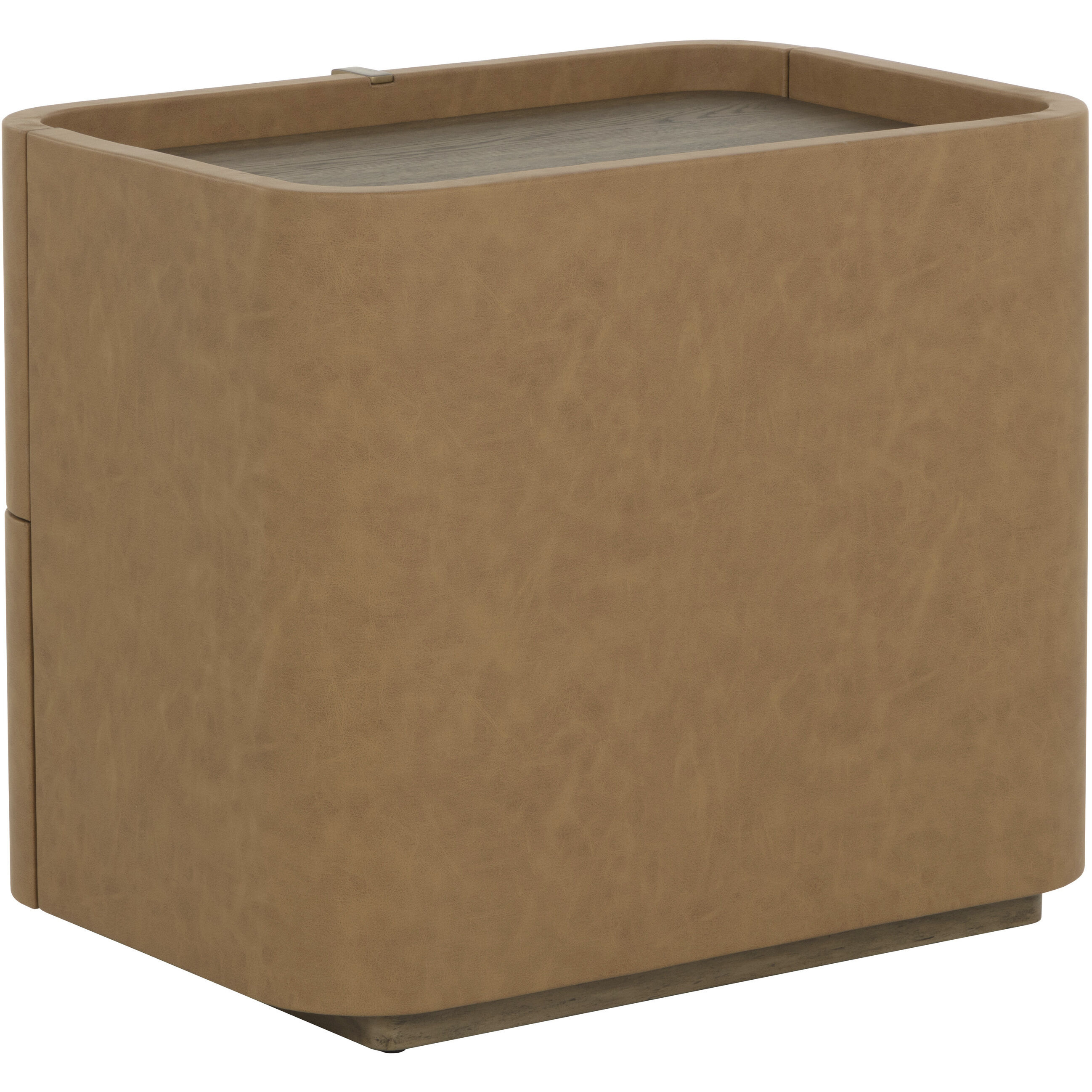 Jamille 26 X 18 inch Cognac Night Stand, Small